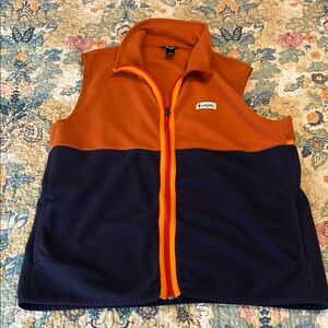 Men’s Cotopaxi Orange and Blue Fleece Vest